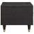 Masă de cafea Negru 80 x 50 x 40 cm Lemn de mango solid GartenMobel Dekor