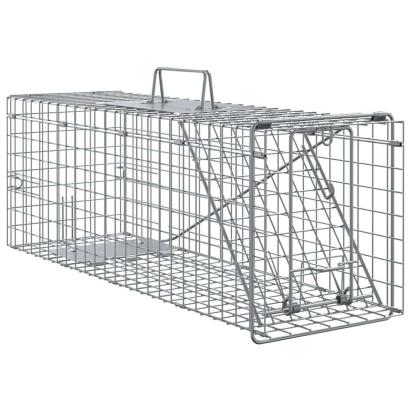 Capcană pentru animale Antracit 61 x 20 x 21.5 cm Oțel GartenMobel Dekor