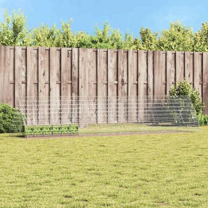 Custodie pentru iepuri Argintiu 215 x 100 x 85 cm GartenMobel Dekor