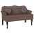 Bancă Chesterfield Maro 120.5 x 65 x 75 cm Piele artificială GartenMobel Dekor