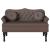 Bancă Chesterfield Maro 120.5 x 65 x 75 cm Piele artificială GartenMobel Dekor