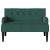 Bancă Chesterfield Verde închis 112 x 65.5 x 75 cm Catifea GartenMobel Dekor