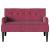 Bancă Chesterfield Roșu Vin 112 x 65.5 x 75 cm Catifea GartenMobel Dekor