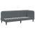 Cadru de pat colțar cu headboard Gri închis 80 x 200 cm Catifea GartenMobel Dekor