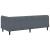 Cadru de pat colțar cu headboard Gri închis 80 x 200 cm Catifea GartenMobel Dekor