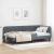 Cadru de pat colțar cu headboard Gri închis 90 x 190 cm Catifea GartenMobel Dekor