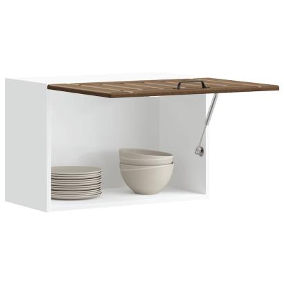 Dulap de bucătărie "Lucca" din lemn de stejar maro GartenMobel Dekor