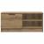 Comodă TV, stejar artizanal,80x35x36,5 cm, lemn prelucrat GartenMobel Dekor