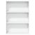 Bibliotecă, alb, 80x30x114 cm, lemn prelucrat GartenMobel Dekor