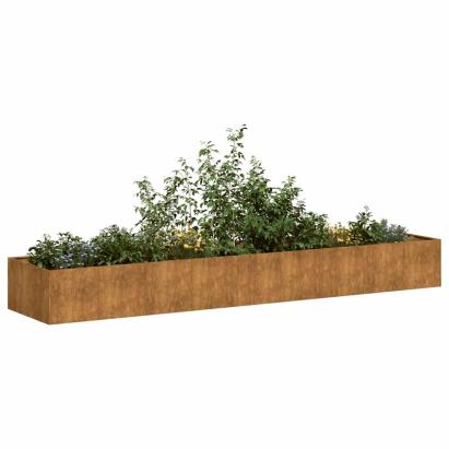 Jardinieră Rusty 360x80x40 cm Oțel rezistent la intemperii GartenMobel Dekor