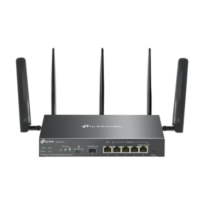 Router 4G+, Wi-Fi 6, AX3000, Nano SIM, 1 x SFP Gigabit, 5 x RJ45 Gigabit - TP-Link Omada ER706W-4G SafetyGuard Surveillance
