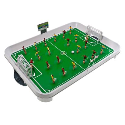 Joc fotbal de masa cu jucatori pe arc, set complet cu 22 figurine si tabla de scor, 50x37x13 cm Household NewTrend
