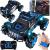 Masina teren 4x4 telecomandata cu role laterale, control gesturi si functie drift, 27x22x13 cm, negru Household NewTrend