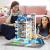 Garaj auto pentru copii cu parcare multipla, lift electric, masini incluse, cu pista, 30x30x25 cm Household NewTrend