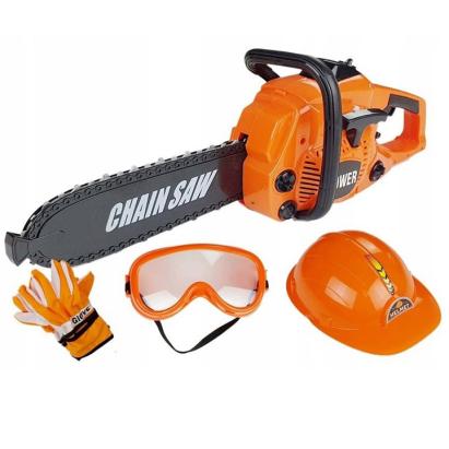 Set drujba pentru copii cu sunete, lant rotativ, casca, ochelari si manusi, 40x15x10 cm, multicolor Household NewTrend