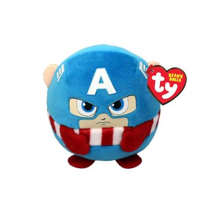 PLUS TY 8CM BEANIE BALLS MARVEL CAPTAIN AMERICA SuperHeroes ToysZone