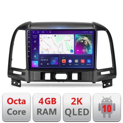 Navigatie Hyundai Santa Fe 2007-2012 C-008 Android Octa Core Ecran 2K QLED GPS 4G 4+32GB 360 KIT-008+EDT-E409-2K CarStore Technology