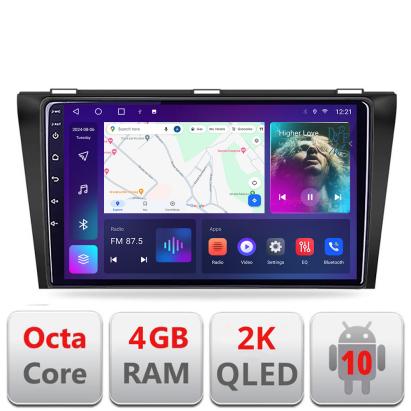 Navigatie Mazda 3 2009-2014 C-034 Android Octa Core Ecran 2K QLED GPS 4G 4+32GB 360 KIT-034+EDT-E409-2K CarStore Technology