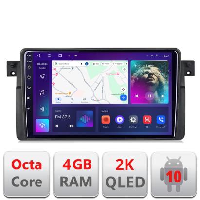 Navigatie BMW Seria 3 E46 C-052 Android Octa Core Ecran 2K QLED GPS 4G 4+32GB 360 KIT-052+EDT-E409-2K CarStore Technology