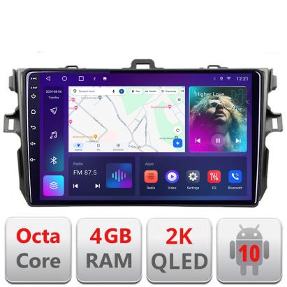 Navigatie Toyota Corolla C-063 Android Octa Core Ecran 2K QLED GPS 4G 4+32GB 360 KIT-063+EDT-E409-2K CarStore Technology