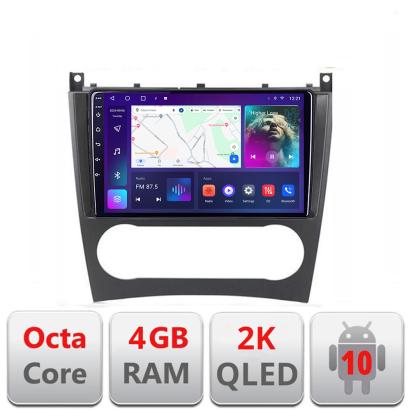 Navigatie Mercedes W203 CLC C-093 Android Octa Core Ecran 2K QLED GPS 4G 4+32GB 360 KIT-093+EDT-E409-2K CarStore Technology