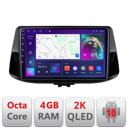 Navigatie Hyundai I30 2017- C-1041 Android Octa Core Ecran 2K QLED GPS 4G 4+32GB 360 KIT-1041+EDT-E409-2K CarStore Technology