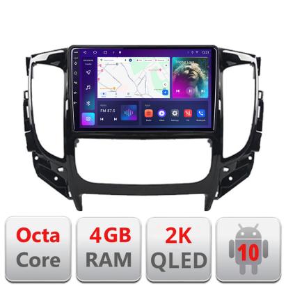 Navigatie Mitsubishi L200 2014-2020 C-1094 Android Octa Core Ecran 2K QLED GPS 4G 4+32GB 360 KIT-1094+EDT-E409-2K CarStore Technology