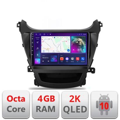 Navigatie Hyundai Elantra 2013-2015 C-359 Android Octa Core Ecran 2K QLED GPS 4G 4+32GB 360 KIT-359+EDT-E409-2K CarStore Technology
