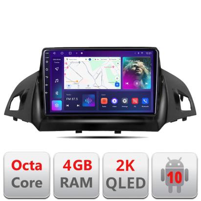 Navigatie Ford Kuga 2013-2017 C-362 Android Octa Core Ecran 2K QLED GPS 4G 4+32GB 360 KIT-362+EDT-E409-2K CarStore Technology