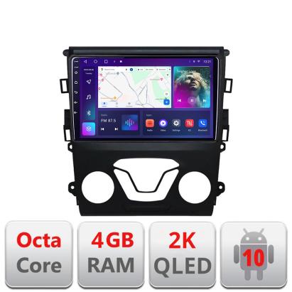 Navigatie Ford Mondeo 2013- C-377 Android Octa Core Ecran 2K QLED GPS 4G 4+32GB 360 KIT-377+EDT-E409-2K CarStore Technology