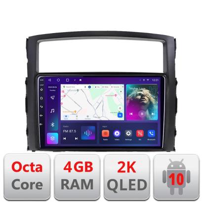 Navigatie Mitsubishi Pajero C-452 Android Octa Core Ecran 2K QLED GPS 4G 4+32GB 360 KIT-452+EDT-E409-2K CarStore Technology