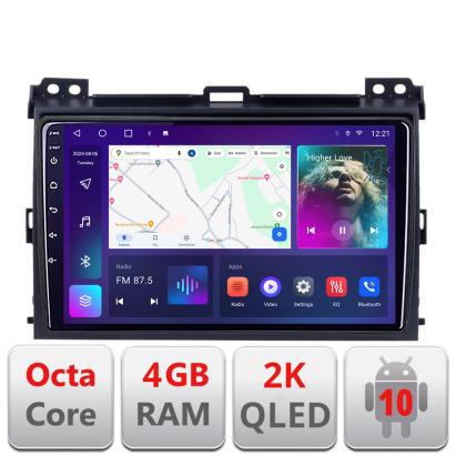 Navigatie Toyota Prado 2007- C-456 Android Octa Core Ecran 2K QLED GPS 4G 4+32GB 360 KIT-456+EDT-E409-2K CarStore Technology