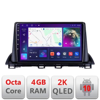 Navigatie Mazda 3 2014-2019 C-463 Android Octa Core Ecran 2K QLED GPS 4G 4+32GB 360 KIT-463+EDT-E409-2K CarStore Technology