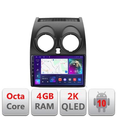 Navigatie Nissan Qashqai C-499 Android Octa Core Ecran 2K QLED GPS 4G 4+32GB 360 KIT-499+EDT-E409-2K CarStore Technology