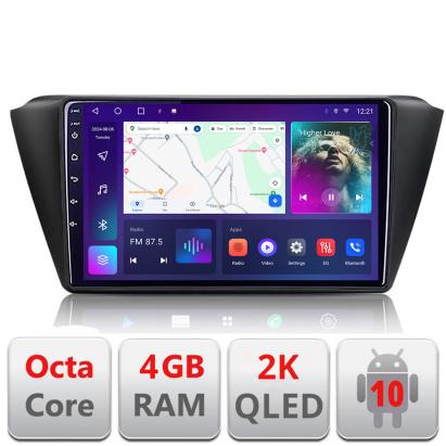Navigatie Skoda Fabia 2015- C-541 Android Octa Core Ecran 2K QLED GPS 4G 4+32GB 360 KIT-541+EDT-E409-2K CarStore Technology