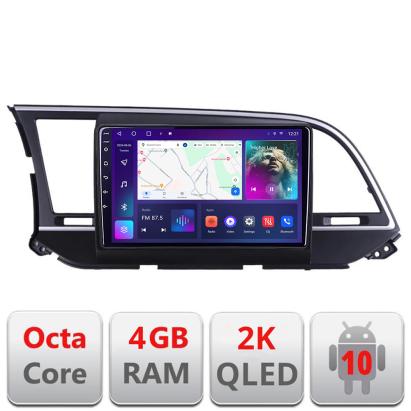 Navigatie Hyundai Elantra 2015-2018 C-581 Android Octa Core Ecran 2K QLED GPS 4G 4+32GB 360 KIT-581+EDT-E409-2K CarStore Technology