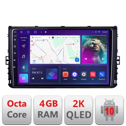 Navigatie grupul VW C-933 Android Octa Core Ecran 2K QLED GPS 4G 4+32GB 360 KIT-933+EDT-E409-2K CarStore Technology
