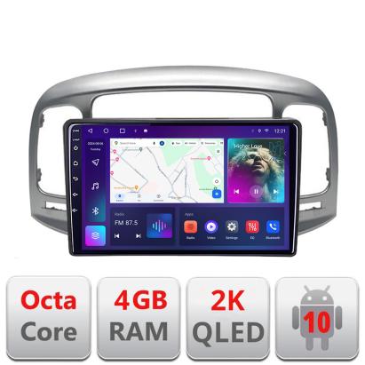 Navigatie Hyundai Accent 2006-2012 C-Accent Android Octa Core Ecran 2K QLED GPS 4G 4+32GB 360 KIT-accent+EDT-E409-2K CarStore Technology
