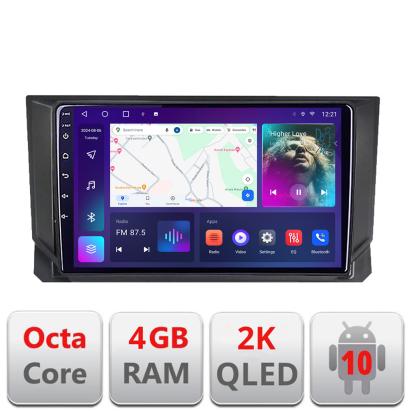 Navigatie Seat Arona Android Octa Core Ecran 2K QLED GPS 4G 4+32GB 360 kit-arona+EDT-E409-2K CarStore Technology