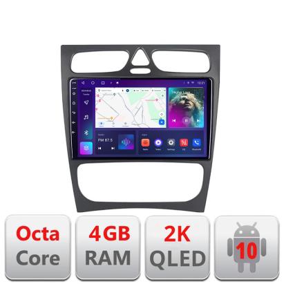 Navigatie Mercedes C W203 2001-2007 C-clk Android Octa Core Ecran 2K QLED GPS 4G 4+32GB 360 kit-clk+EDT-E409-2K CarStore Technology