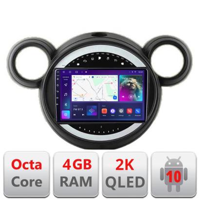Navigatie Mini 2011-2015 sistem CIC Android Octa Core Ecran 2K QLED GPS 4G 4+32GB 360 KIT-mini-02+EDT-E409-2K CarStore Technology