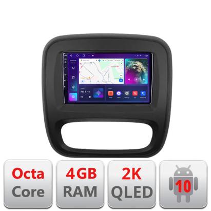 Navigatie Renault Trafic 2014-2017 C-rt09 Android Octa Core Ecran 2K QLED GPS 4G 4+32GB 360 kit-rt09+EDT-E409-2K CarStore Technology