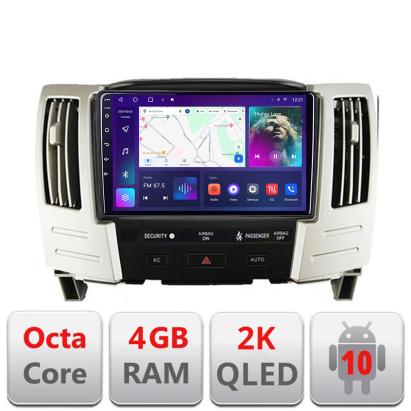 Navigatie Lexus RX300 2003-2008 Android Octa Core Ecran 2K QLED GPS 4G 4+32GB 360 KIT-RX300+EDT-E409-2K CarStore Technology