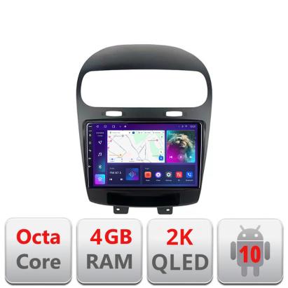Navigatie Fiat Freemont Dodge Journey 2012-2019 Android Octa Core Ecran 2K QLED GPS 4G 4+32GB 360 KIT-freemont+EDT-E409-2K CarStore Technology