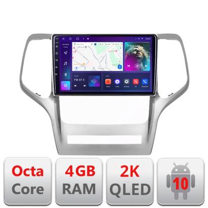 Navigatie Jeep Gran Cherokee 2011-2013 C-grche Android Octa Core Ecran 2K QLED GPS 4G 4+32GB 360 KIT-grche+EDT-E409-2K CarStore Technology