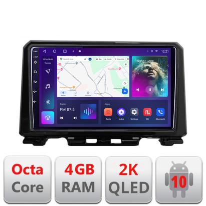 Navigatie Suzuki Jimny 2018- C-JIMNY Android Octa Core Ecran 2K QLED GPS 4G 4+32GB 360 KIT-JIMNY+EDT-E409-2K CarStore Technology