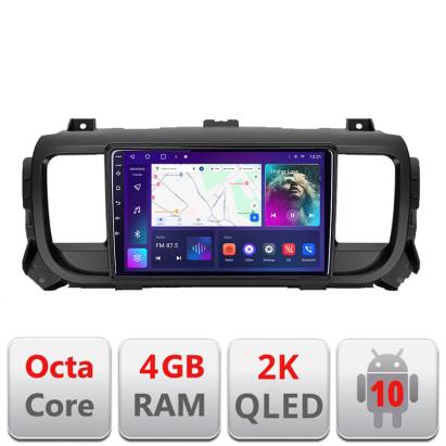 Navigatie Citroen Jumpy Toyota Proace Peugeot Traveller C-jumpy16 Android Octa Core Ecran 2K QLED GPS 4G 4+32GB 360 kit-jumpy16+EDT-E409-2K CarStore Technology
