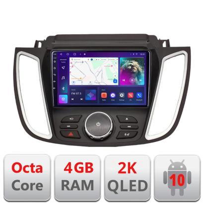 Navigatie Ford Kuga 2015-2020 SYNC2 si SYNC3 Android Octa Core Ecran 2K QLED GPS 4G 4+32GB 360 KIT-kuga+EDT-E409-2K CarStore Technology