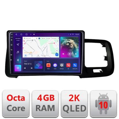 Navigatie Volvo S60 2014-2018 sistem Sensus Connect C-s60-14 Android Octa Core Ecran 2K QLED GPS 4G 4+32GB 360 kit-s60-14+EDT-E409-2K CarStore Technology