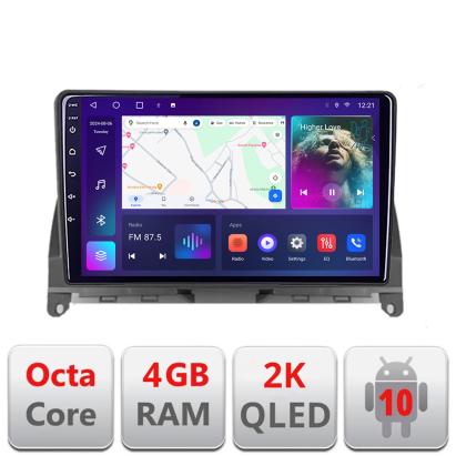 Navigatie Mercedes W204 2008-2012 C-W204 Android Octa Core Ecran 2K QLED GPS 4G 4+32GB 360 KIT-W204+EDT-E409-2K CarStore Technology